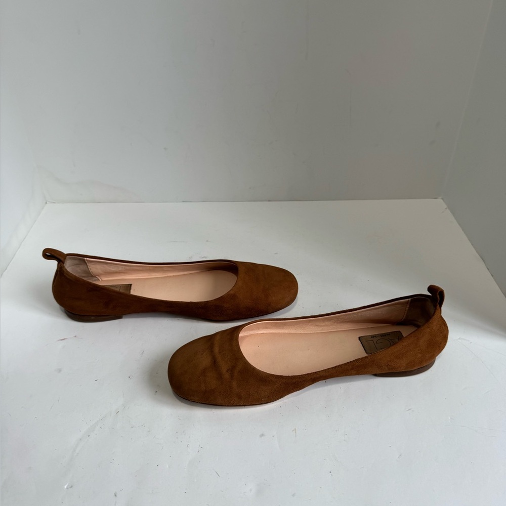 AGL Cognac Brown Kim Suede Ballet Flats Womens EU 40 - Picture 12 of 16